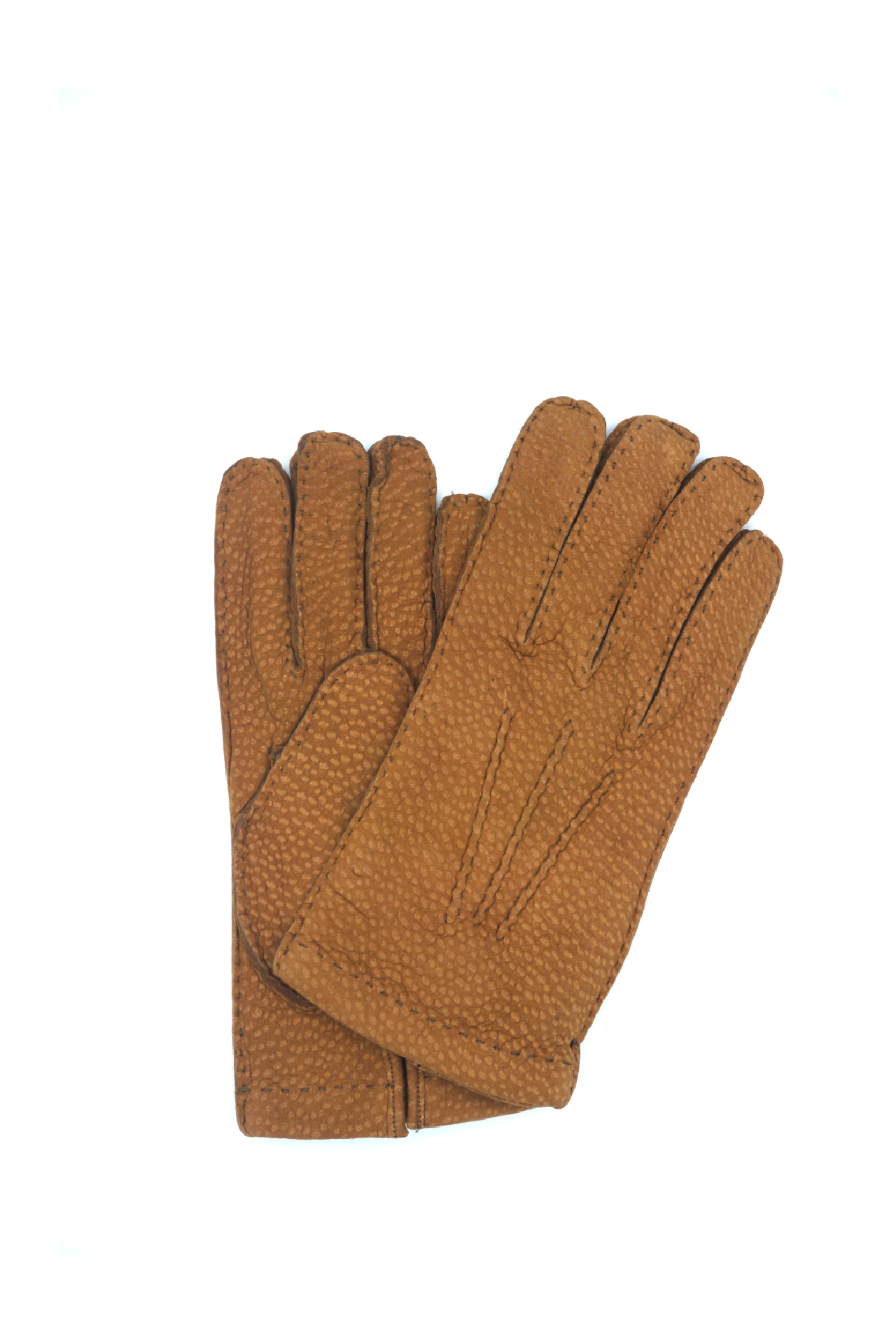 Sermoneta Gloves 1301 Carpincho Leather Cashemere Lined Men Tabacco 2BT Shop Online