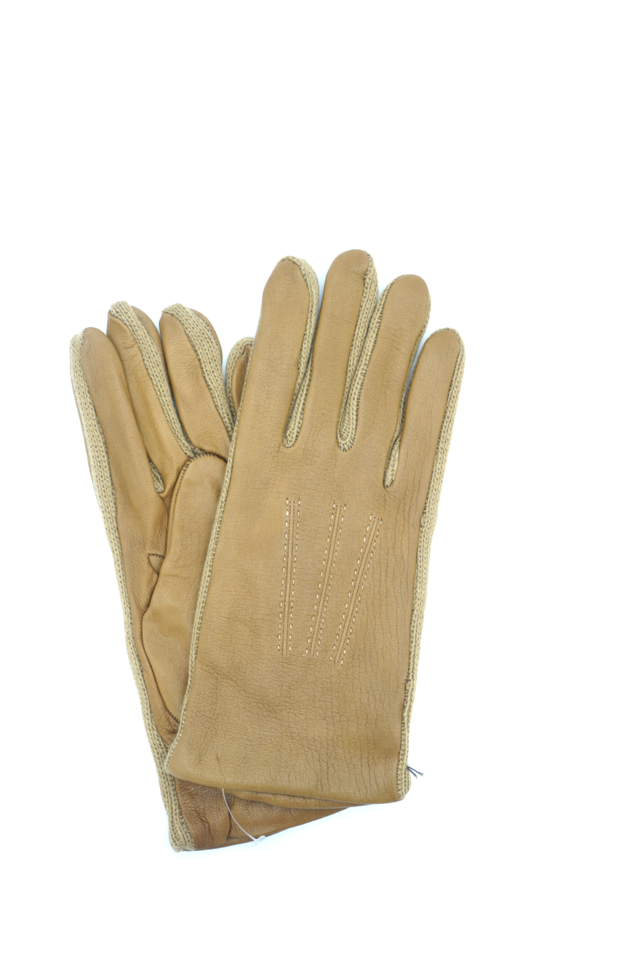 Sermoneta Gloves 1313 Deer Skin Cashmere Lined Wrist Lenght Men Camel 2BT Shop Online