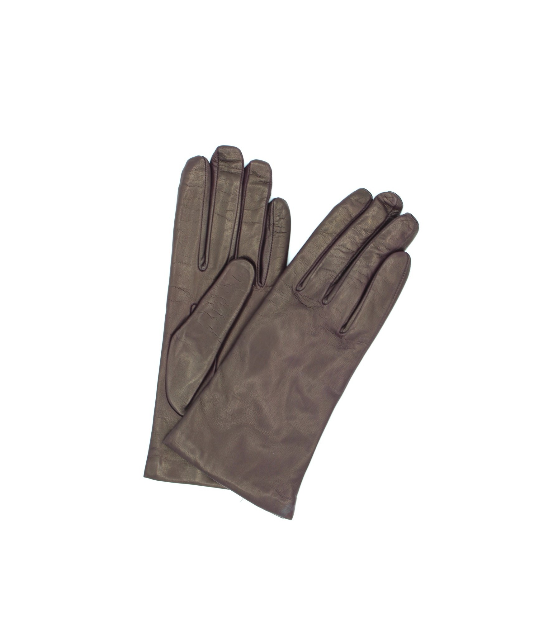 1011 Classic Kid Leather Gloves Cashmere Lined Bordeaux 