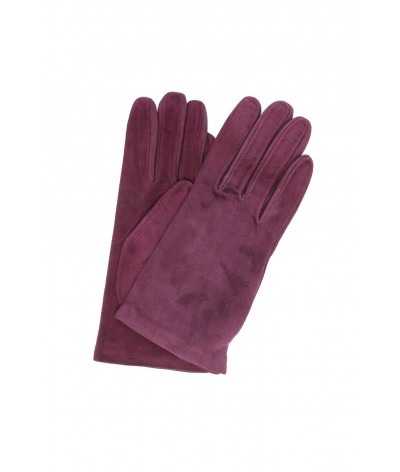 1019 Classic Suede Gloves Cashmere  Lined Violet 