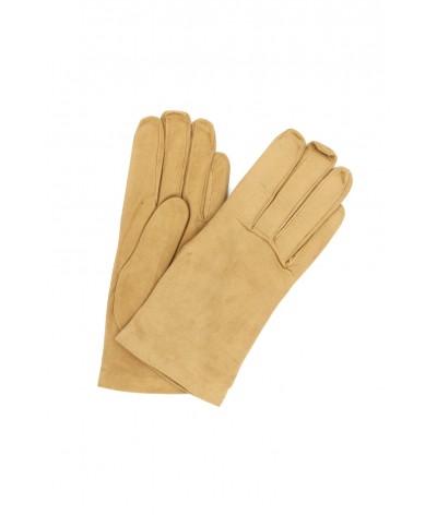 1019 Classic Suede Gloves Cashmere  Lined Cookie 