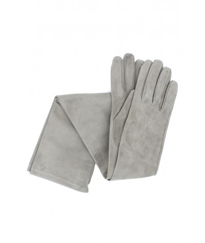 1010 Suede Opera Glove  Silk Lined Pearl 