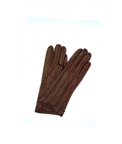 1128 Kid Leather Cashmere Lined Wrist Length Bordeaux 