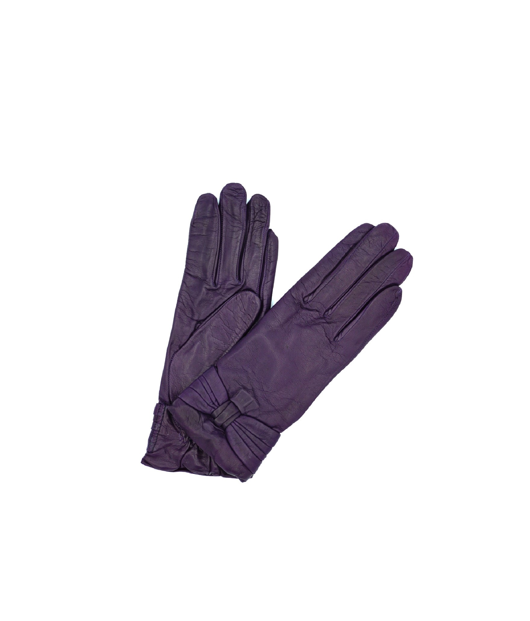 1749 Kid Leather Cashmere Lined  Wrist Length Violet 
