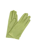 1011 Classic Kid Leather Gloves Cashmere Lined Apple Green