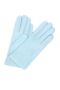 1011 Classic Kid Leather Gloves Cashmere Lined Celeste