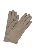1011 Classic Kid Leather Gloves Cashmere Lined Mud