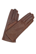 1011 Classic Kid Leather Gloves Cashmere Lined Mink