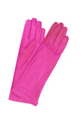 1003 Classic Kid Leather G. Silk Lined M. Length Fuxia