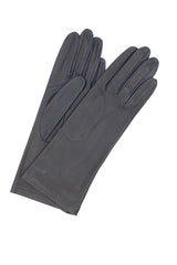 1003 Classic Kid Leather G. Silk Lined M. Length Navy