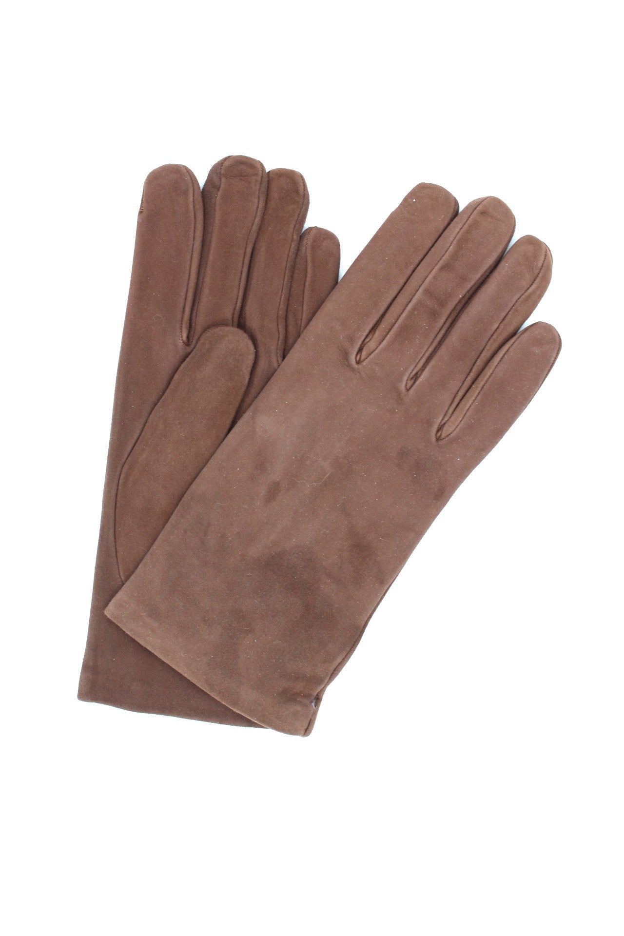 1019 Classic Suede Gloves Cashmere  Lined Mink