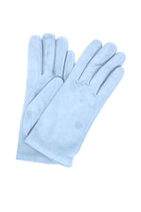 1019 Classic Suede Gloves Cashmere  Lined Celeste