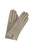 1922 Kid Leather Gloves Cashmere Lined Perf. Taupe