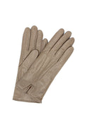 1922 Kid Leather Gloves Cashmere Lined Perf. Mud