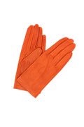 Kid Leather Gloves Unlined with Perforation Design Brick