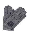 1307 Driving Kid Leather Full Finger Grey
