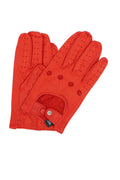 1307 Driving Kid Leather Full Finger Red