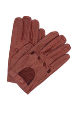 1307 Driving Kid Leather Full Finger Bordeaux