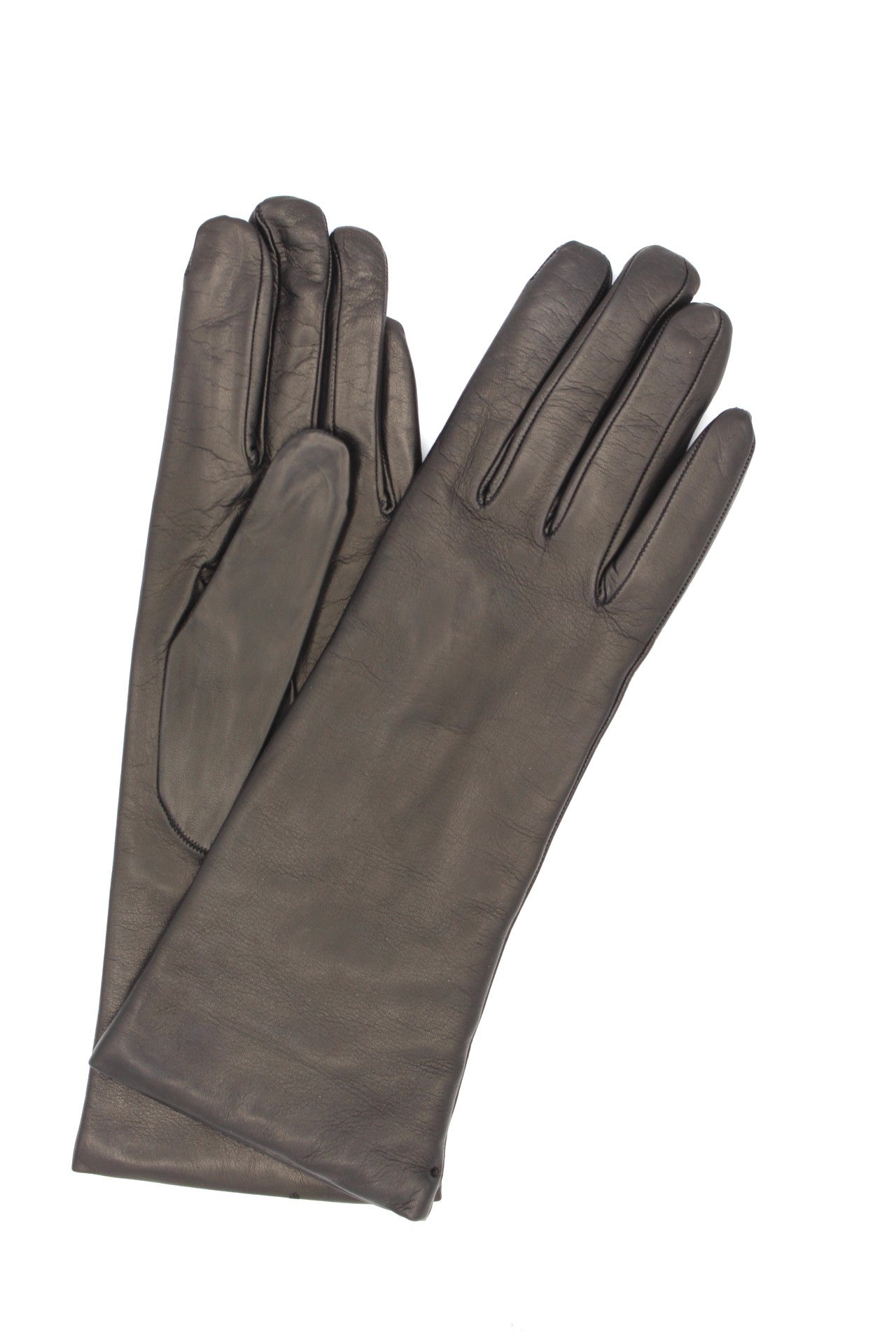 Sermoneta Gloves 1036 Kid Leather Gloves Rabbit Fur Lined Woman