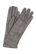 1012 Kid Leather Gloves Cashmere Lined Grey
