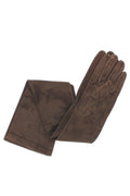 1010 Suede Opera Glove  Silk Lined Brown
