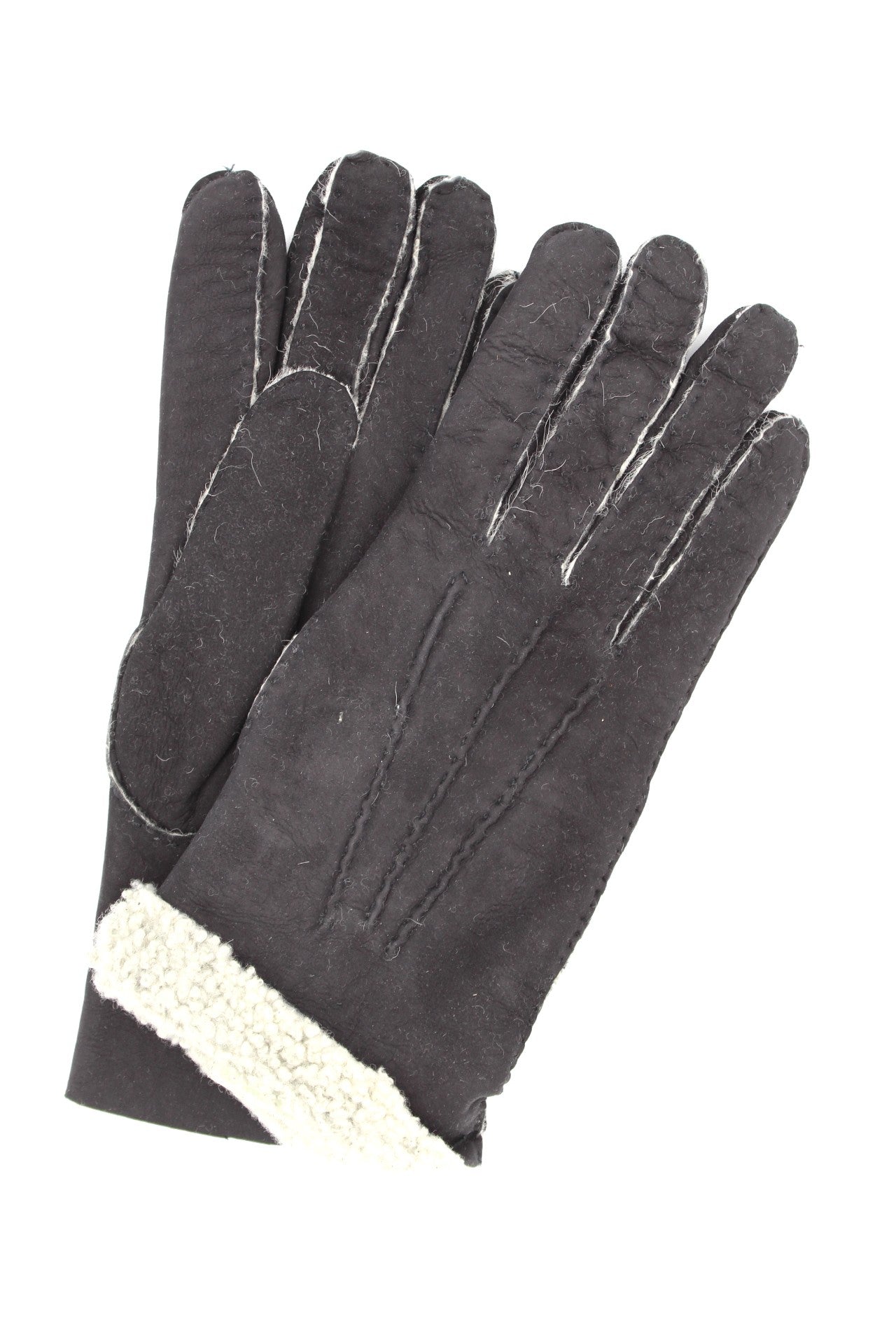 1297 Sheep Skin Man Gloves Black
