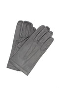 1292 Classic Kid Leather Gloves Silk Lined Grey