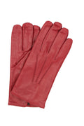 1294 Classic Kid Leather Man Gloves Cashmere Lined Dark Pink