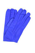 1294 Classic Kid Leather Man Gloves Cashmere Lined Blue Royal