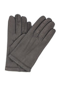 1921 Kid Leather Gloves Unlined Perf. Dark Grey