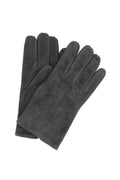 1298 Suede Gloves Cashmere Lined Black