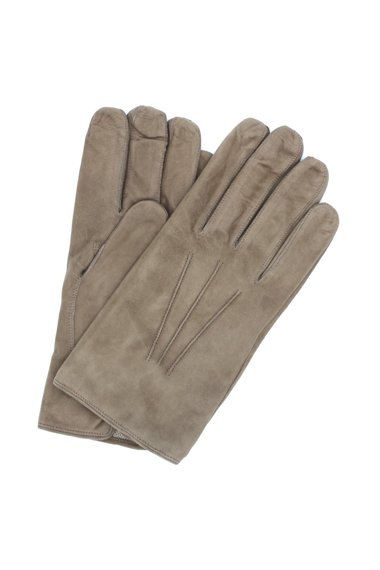 1298 Suede Gloves Cashmere Lined Mud
