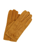 1298 Suede Gloves Cashmere Lined Tan