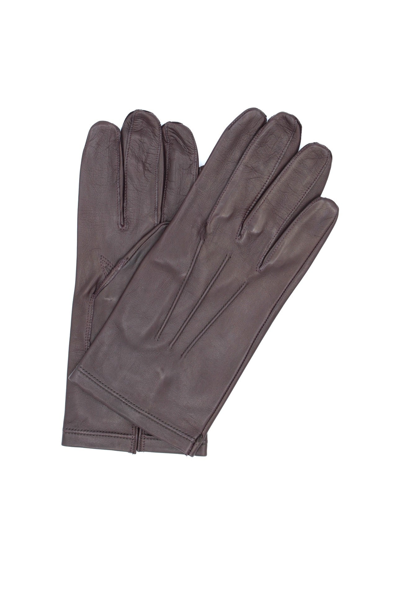 Sermoneta Gloves 1290 Classic Kid Leather Gloves Unlined Men Black