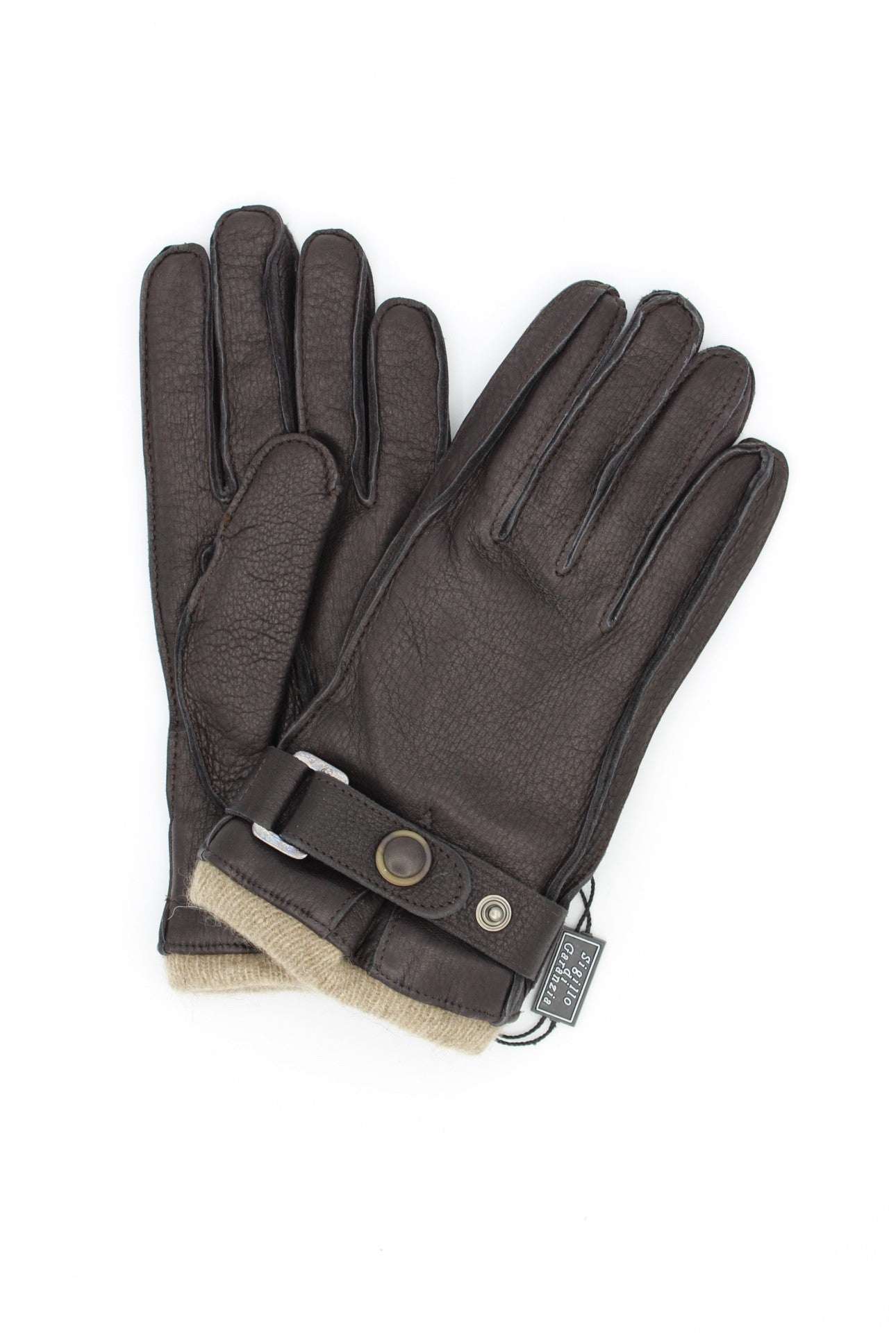 sermoneta handschuhe Sermoneta Gloves 1039 Deer Skin Cashmere Lined Gloves Belt Woman Black 2BT Shop Online – Sermoneta Gloves USA