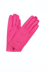 1002 Classic Kid Leather Gloves Silk Lined Fuchsia