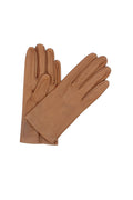 1002 Classic Kid Leather Gloves Silk Lined Tan