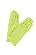 1002 Classic Kid Leather Gloves Silk Lined Pistachio