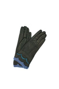 1756 Leather Gloves Cashmere Lined Black-Avion