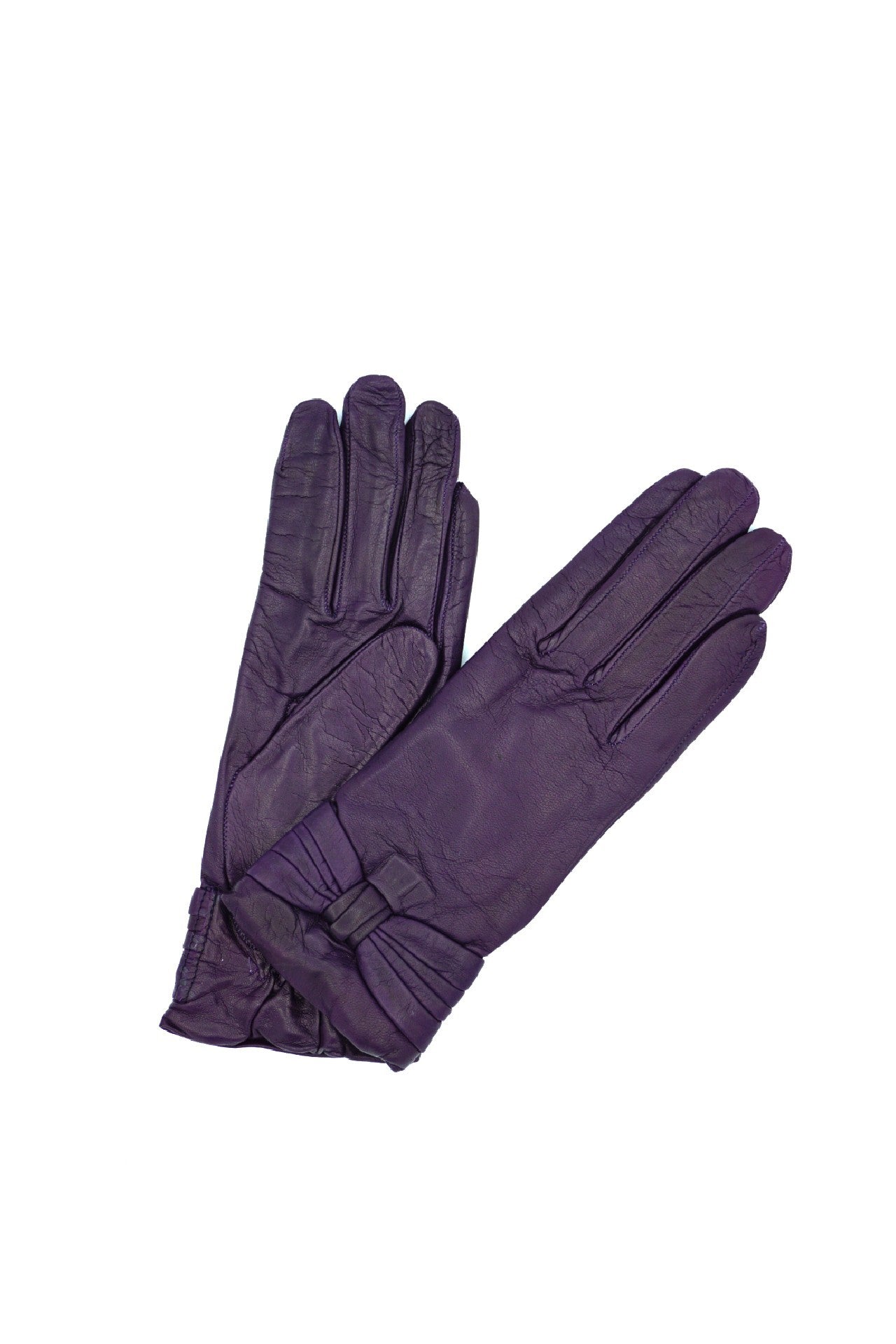 1749 Kid Leather Cashmere Lined  Wrist Length Violet