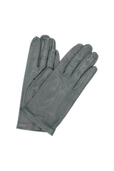 1002 Classic Kid Leather Gloves Silk Lined Dark Green