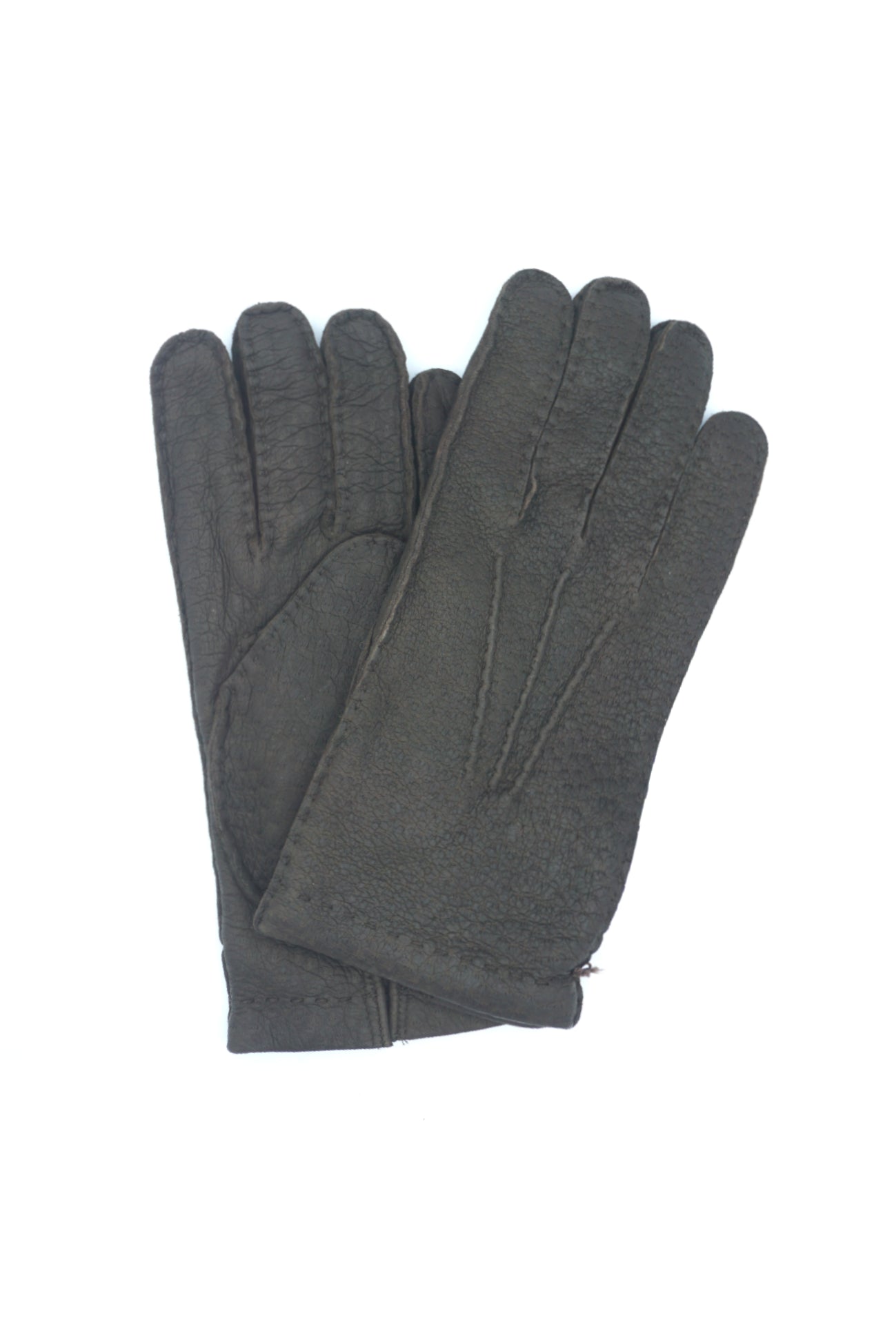 1298 Peccary Leather Unlined D.Brown