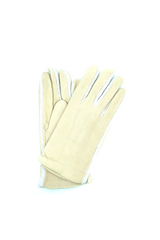 1313 Deer Skin Cashmere Lined Wrist Lenght Light Beige