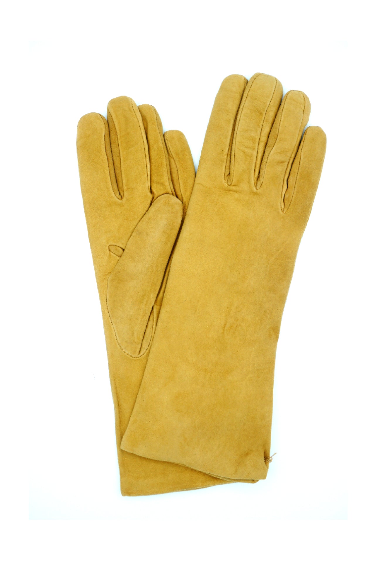 1020 Suede Cashemere Lined Mediom Lenght Beige/Taupe