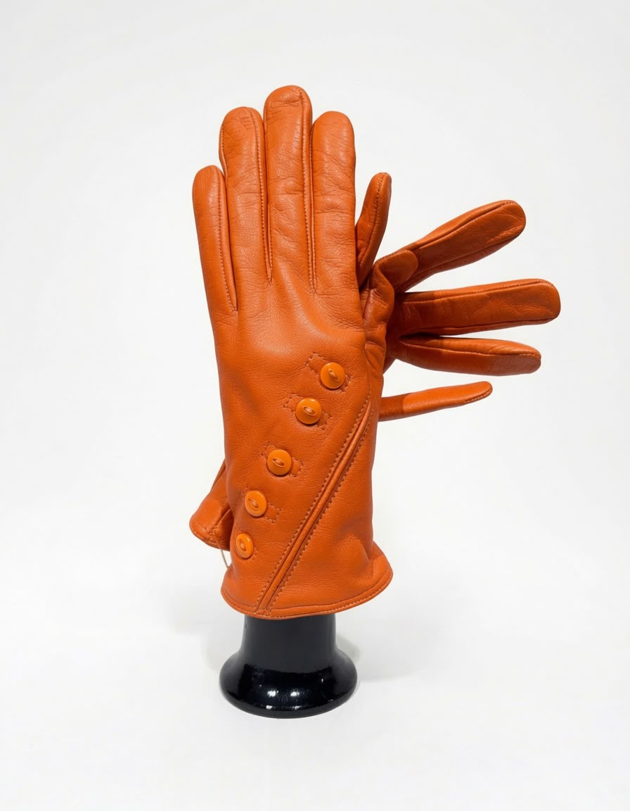 1736 Fantasia Woman Button Orange