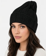 Cashmere Beanie Classic BLACK