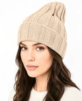 Cashmere Beanie Classic LIGHT BEIGE