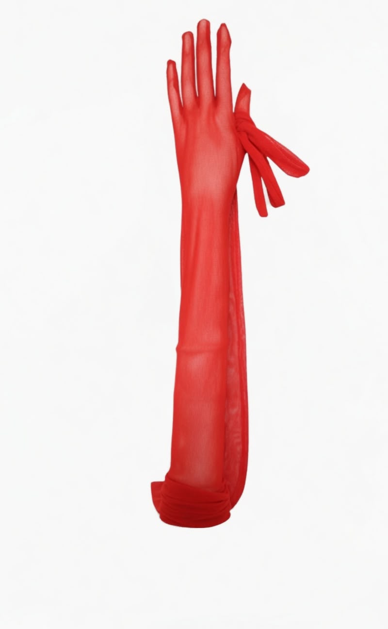 16 BT Sheer Opera Lenght Red